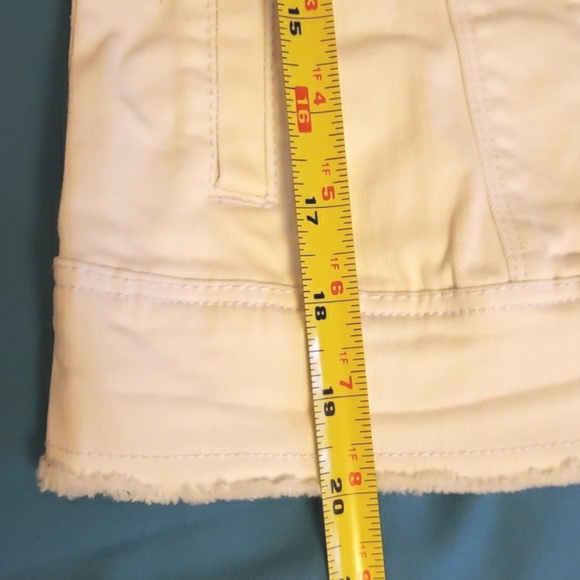 Nine West white stretch denim Jacket S NWT - Picture 15 of 16